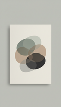 Poster forme minimali nuvola soft