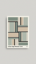 Poster linee modulari salvia urbana